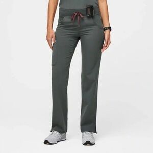 Figs Kade Cargo Scrub Pants (Tall) in Bonsai